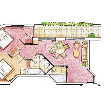 Traumhotel Liebes Rot-fluh Hotel Grän